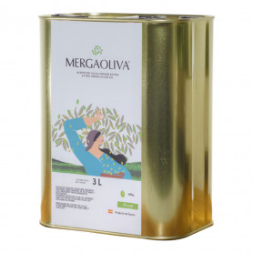 Mergaoliva - Alba - Picual - 4 Latas 3 Litros