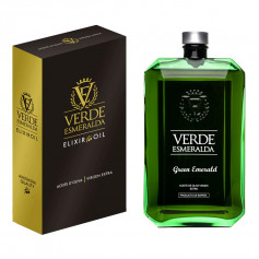 Verde Esmeralda - Green Emerald - Picual - Estuche Botella 500 ml