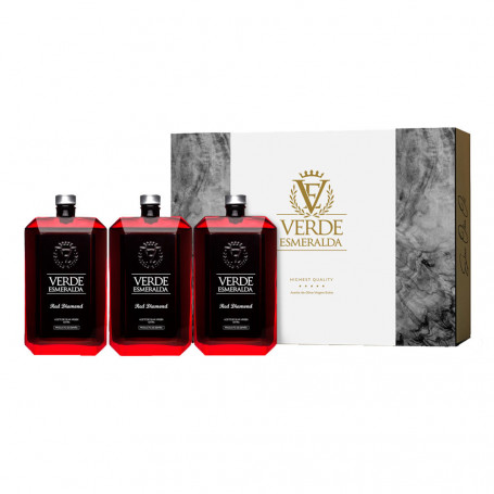 Verde Esmeralda - Estuche Regalo - Red Diamond - 3 Botellas 500 ml