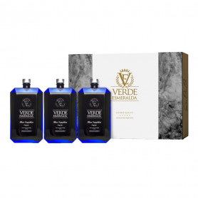 Verde Esmeralda - Estuche Regalo - Blue Sapphire - Organic - 3 Botellas 500 ml