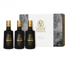 Verde Esmeralda - Imagine - Picual - Estuche Regalo - 3 Botellas 500 ml