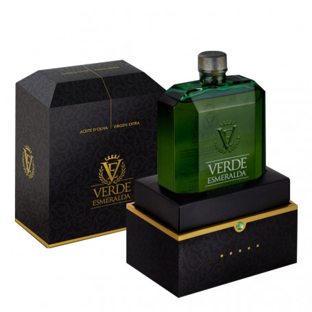 Verde Esmeralda - Luxury - Picual - Estuche Botella 500 ml