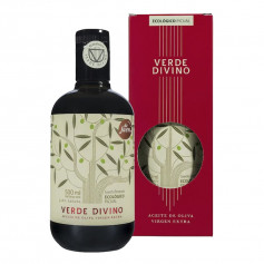 Verde Divino - Cosecha Temprana - Ecológico - Picual - Estuche Botella 500 ml
