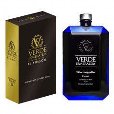 Verde Esmeralda - Blue Sapphire - Orgánico - Picual - Estuche Botella 500 ml