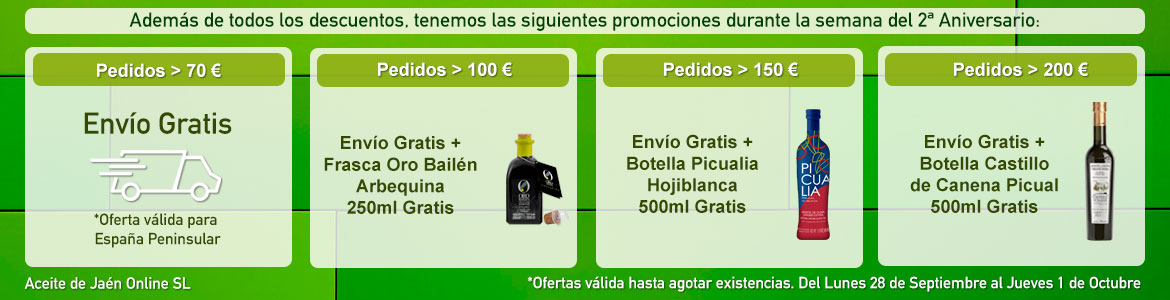 Segundo aniversario Aceite de Jaén Online